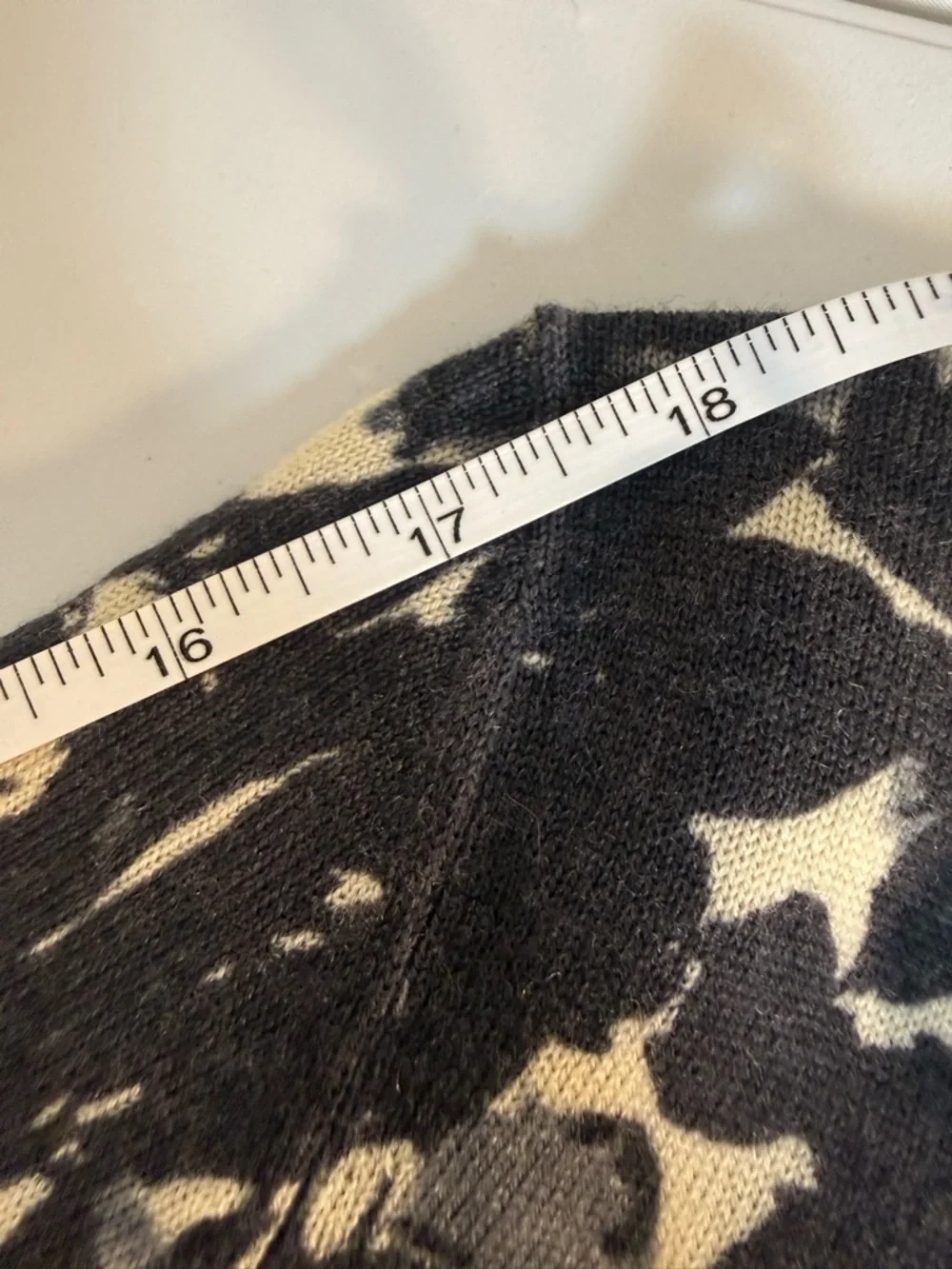 J.Crew‎ Black Cream Floral Wool Cardigan Sweater XS Fitted Button Front